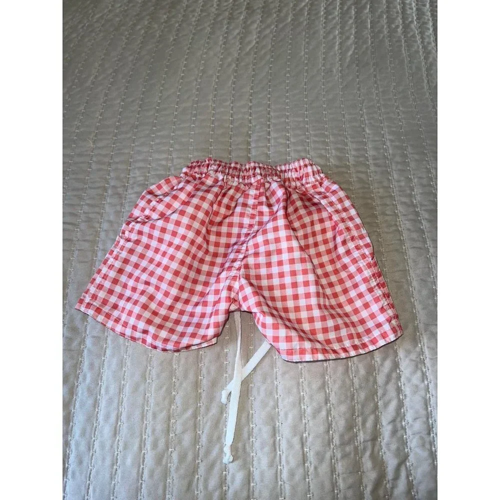 Well dressed wolf Boys wildling swim trunks size 9-12 months